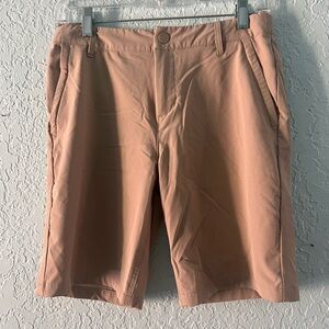 All in Motion boys tan quick dry golf shorts - 14